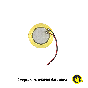 Pastilha Transdutor Piezo Elétrico 35mm