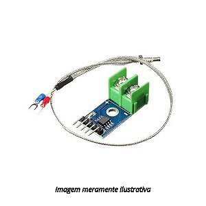 Módulo Leitor Temperatura MAX6675 com Termopar Tipo K