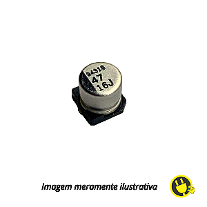 Capacitor Eletrolítico SMD 47UF 16V