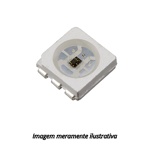 Led RGB Endereçável SMD 5050 WS2812 6 Pinos