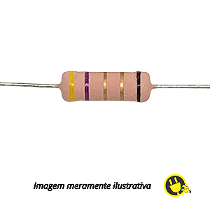 Resistor de Fio 5% 5W AC05 4R7