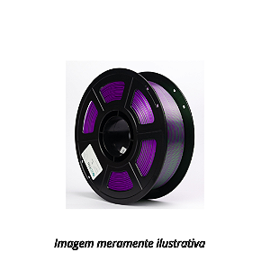 Filamento PLA SILK Duo 1,75mm 1Kg Roxo e Verde 3D Fila