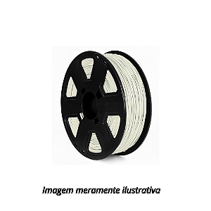 Filamento PETG XT 1,75mm 1Kg Branco Snow White 3D Fila