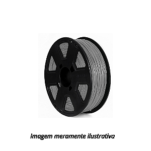 Filamento PLA 1,75mm 1Kg Prata 3D Fila