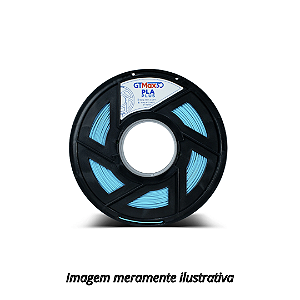 Filamento ABS 1,75mm 1Kg Azul Bebê GTMax3D