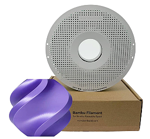 Filamento PLA SILK+ 1,75mm 1Kg Roxo Bambu Lab