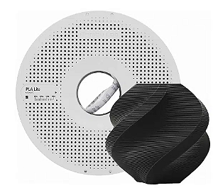 Filamento PLA Lite 1,75mm 1Kg Preto Bambu Lab