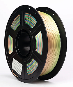Filamento PLA SILK 1,75mm 1Kg Rainbow 3D Fila