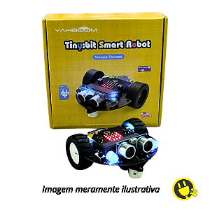 Kit Carrinho Robô Mini Smart com Micro:bit Tiny:bit
