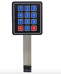 Teclado Matricial Membrana 4x3