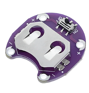 Suporte Porta Bateria LilyPad CR2032