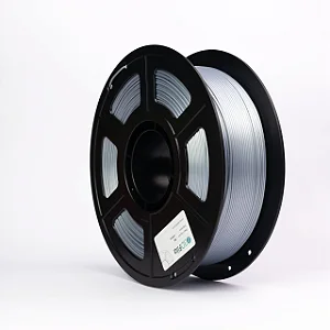 Filamento PLA SILK 1,75mm 1Kg Prata 3D Fila