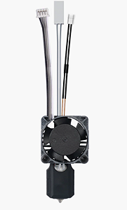 Conjunto Hotend Completo Aço Endurecido 0.4mm – Série X1 – Bambu Lab