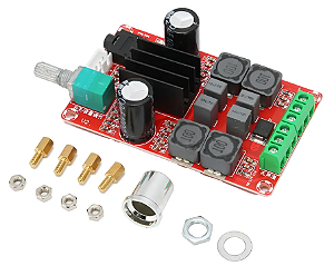 Placa Amplificadora Digital XHM189 2x50W DC24