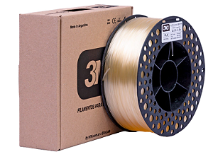 Filamento PLA 1,75mm 1Kg Natural 3N3