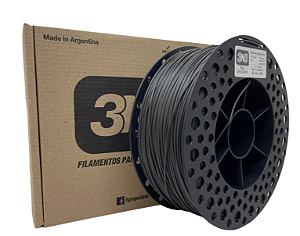 Filamento PLA 1,75mm 1Kg Cinza Escuro 3N3