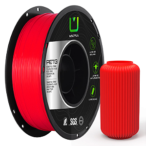 Filamento PETG 1,75mm 1Kg Vermelho MULTFILA