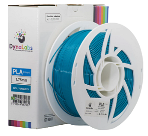 Filamento PLA 1.75mm 1Kg Azul Turquesa DynaLabs