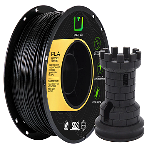 Filamento PLA Fibra de Carbono 1,75mm 1Kg Multfila