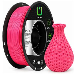 Filamento PETG 1,75mm 1Kg Rosa MULTFILA