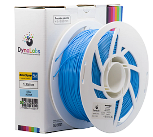 Filamento PLA Boutique 1.75mm Azul Acqua 1Kg Dynalabs