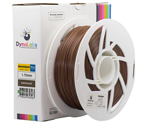 Filamento PLA Boutique 1.75mm Chocolate 1Kg Dynalabs