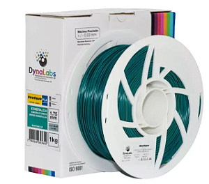 Filamento PLA Boutique 1.75mm Verde Esmeralda 1Kg Dynalabs