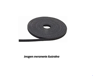 Correia Dentada GT2 6mm Fibra de Vidro Preta