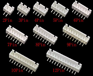 Conector JST XH 2.54mm Macho 90º