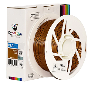 Filamento PLA 1,75mm 1Kg Cobre DynaLabs
