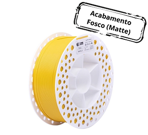 Filamento PLA+ Matte 3NMax 1,75mm Amarelo 1Kg