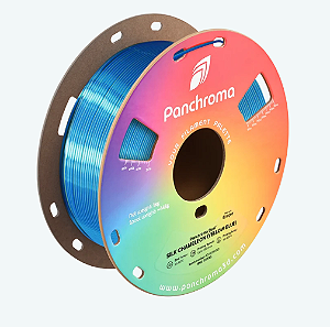 Filamento Polymaker Panchroma PLA Dual Silk 1,75mm 1kg – Chameleon Amarelo/Azul