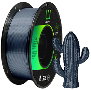 Filamento PLA SILK 1,75mm 1Kg Aço Escovado MULTFILA