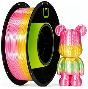 Filamento PLA Silk 1,75mm 1Kg Rainbow Sweet MULTIFILA