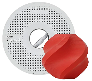 Filamento PLA Lite 1,75mm Vermelho 1Kg Bambu Lab