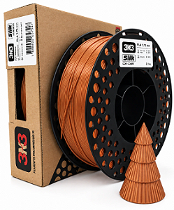 Filamento PLA Silk 3NSilk 1,75mm 1Kg Cobre 3N3
