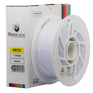 Filamento PETG 1.75mm 1Kg Branco DynaLabs