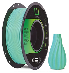 Filamento PLA Cristal Rainbow Azul e Verde MULTFILA