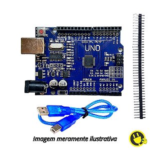 Arduino Uno SMD com Cabo USB