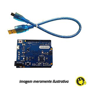 Arduino Leonardo R3 com Cabo USB