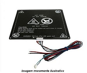 Mesa Aquecida De Alumínio MK3 12V 220x220x3MM