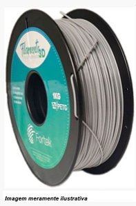 Filamento PET-G 1,75mm 1KG Cinza Benser