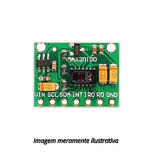 Sensor de Batimento Cardíaco e Oxímetro MAX30100