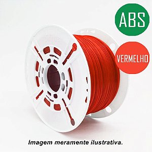 Filamento ABS 1,75mm 1Kg Vermelho Benser