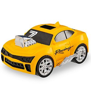 Carro Sport Turbo Streets com Detalhes Cromados Usual Plastic Brinquedos - Ref. 347
