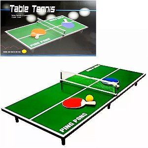 Mini Mesa de Ping Pong Tênis de Mesa Infantil Portátil Westpress 40 x 15 x 90 cm