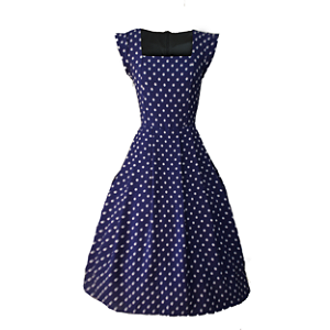 Vestido Pregas Póa Midi