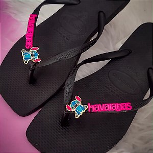 Havaianas plaquinha lilo