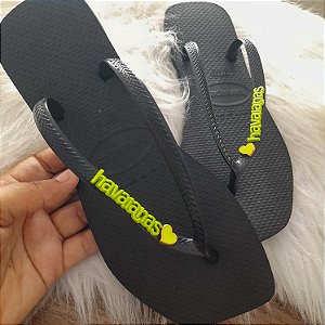 Havaianas plaquinha margarida