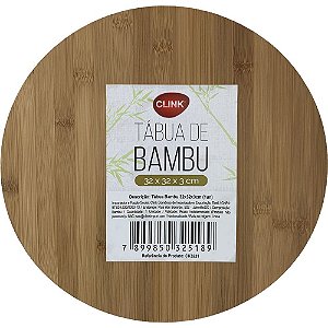 TÁBUA DE BAMBU GIRATÓRIA 32cm